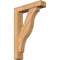 Ekena Millwork Funston Block Smooth Bracket w/ Offset Brace, Western Red Cedar, 5 1/2"W x 24"D x 36"H BKT0604X24X36FST05SWR - alternate 1
